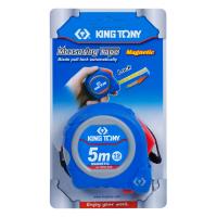 Рулетка измерительная 5 м, магнитный крюк KING TONY 79094-05M